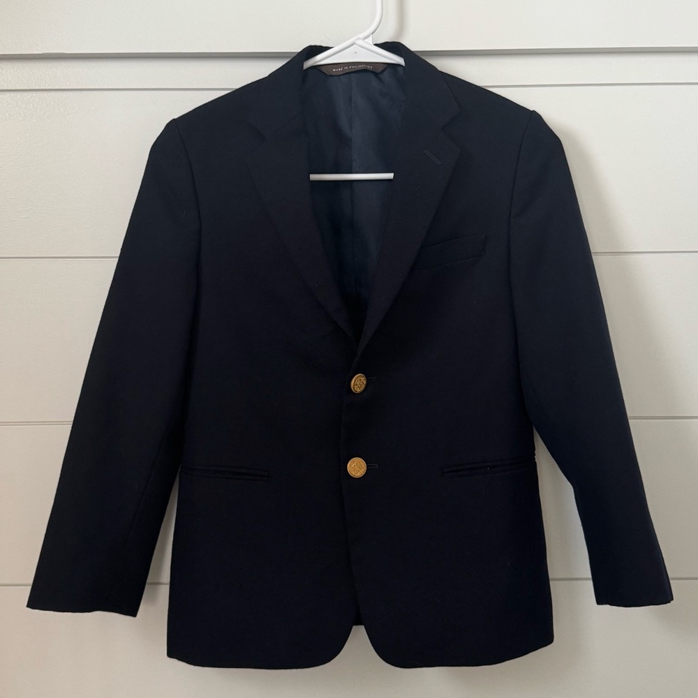 Classic Kids Navy Blue Blazer, Size 10R